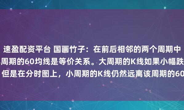 速盈配资平台 国画竹子：在前后相邻的两个周期中，大周期的10均线和小周期的60均线是等价关系。大周期的K线如果小幅跌穿10均线，但是在分时图上，小周期的K线仍然远离该周期的60均线，则大周期的K线仍然有望重新...